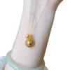 Ancient Gold Money-Attracting Necklace with Fortune Beast Pendant