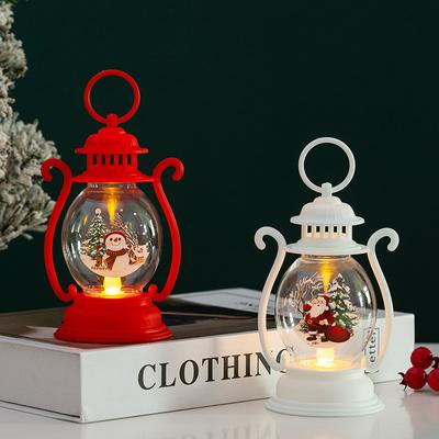 Weihnachtsdekorationen leuchten Kinder Hand-gehalten kleine Öllampe Tischplatte Dekoration Layout Requisiten Hängende Dekorationen