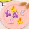 DIY Decorative Materials: Resin Rabbit Ears for Jewelry, Phone Cases, Hair Clips, Water Cups, Crocs, and Stationery Boxes