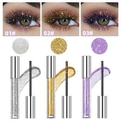 Shimmery Diamond Mascara Shimmer Snowflake Waterproof Eye Makeup