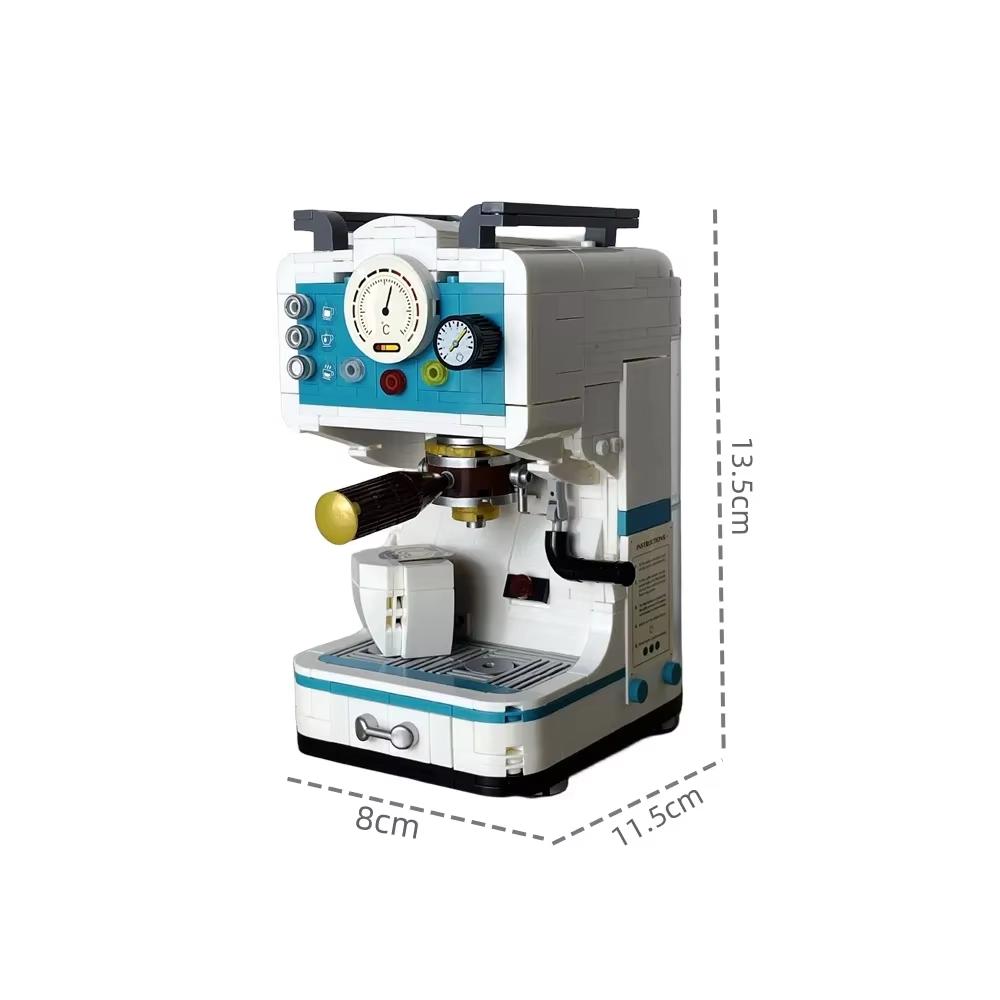 Vintage Cartoon Coffee Machine 3D Model Toy - Perfect for Home Decor and Gift - Giving, Inspired By Mid 20th Century Aesthetics