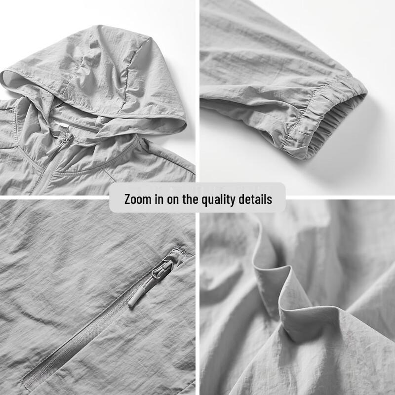 JEEP Men's Summer UV Protection Hooded Outdoor Jacket