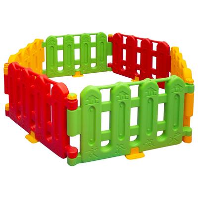 Modular Fence For Children Spring Red-Green