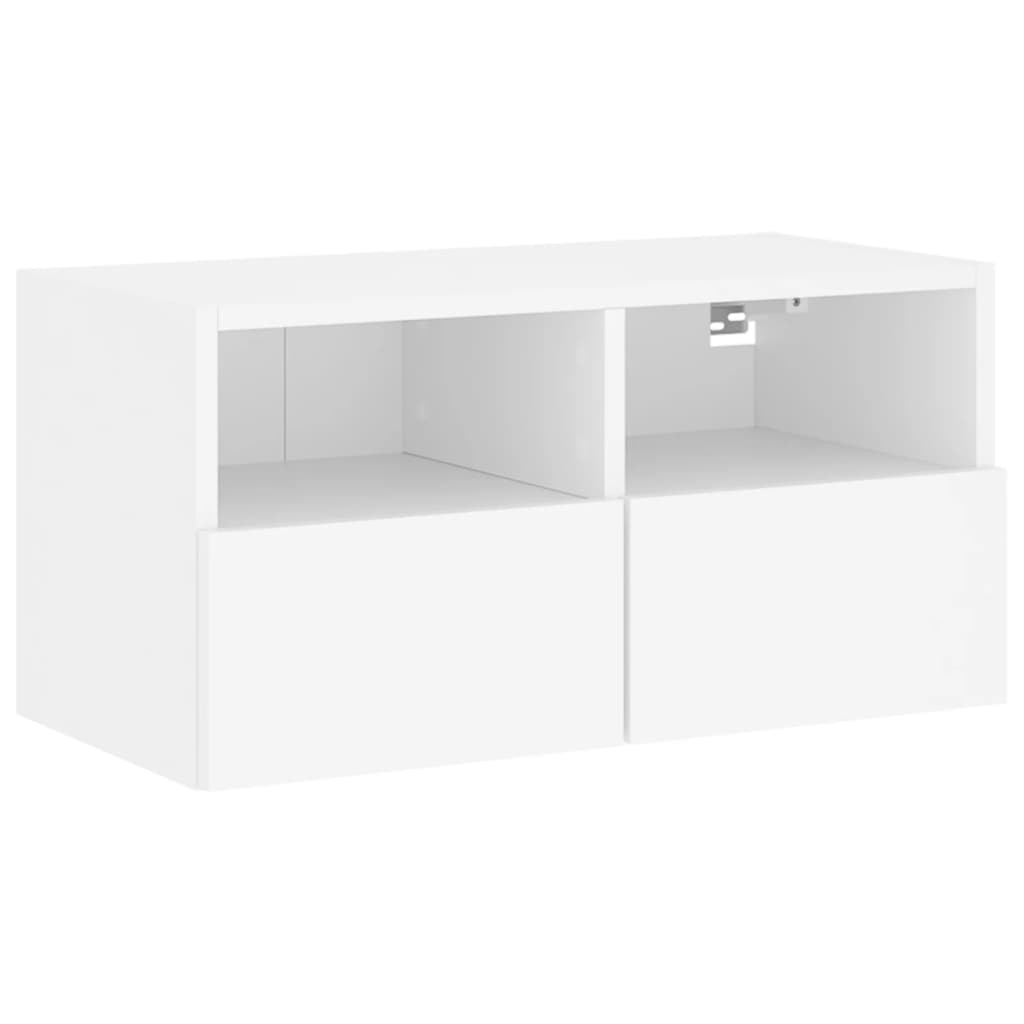 TV Wall Cabinet White 60 x 30 x 30 cm Particleboard