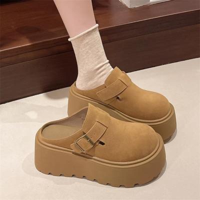 Frühling und Herbst Elegante Runde Zehenpartie Sexy Schnalle Lässige Schuhe Mode Bestseller Neue Bequeme und Leichte Damenschuhe