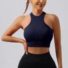 Top Primaverili da Donna Canottiera Corta a Coste per l'Estate Camicie da Donna Casual Elastiche Senza Maniche Camicie Estive da Donna