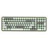 Bluetooth Wireless Silent Mechanical Keyboard & Mouse Set for Girls - Rechargeable and Stylish for Office Use