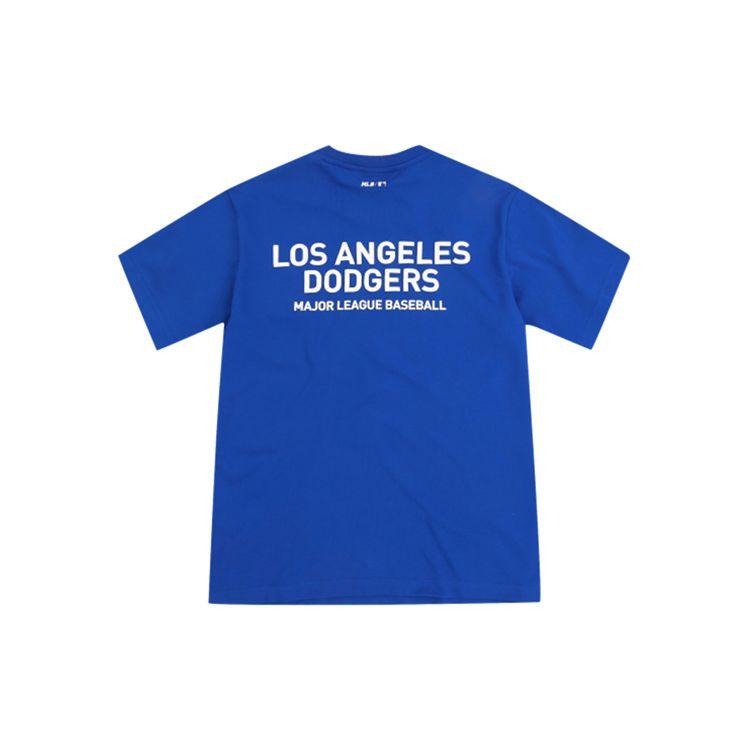 MLB NY/LA Los Angeles Dodgers American Vintage Dopamine Basic Logo Print Sports Crew Neck Loose Short Sleeve T-Shirt Unisex Tops Blue 31TS21931-07U