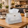 1pc Swan-Shaped Tissue Box Holder - Elegant Swan Soft Light Symmetrical Decorative Organizer with Tissue Paper Storage, Multifunctional Suitable for H