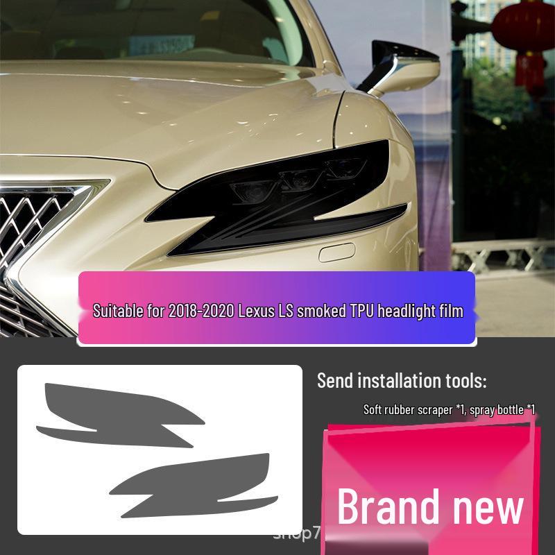Transparent Smoked Protective Headlight Film for Lexus CT200, ES, RX, UX, IS, NX, LX