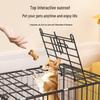 Foldable Metal Dog & Cat Cage for Home, Indoor/Outdoor, Car or Rescue Use