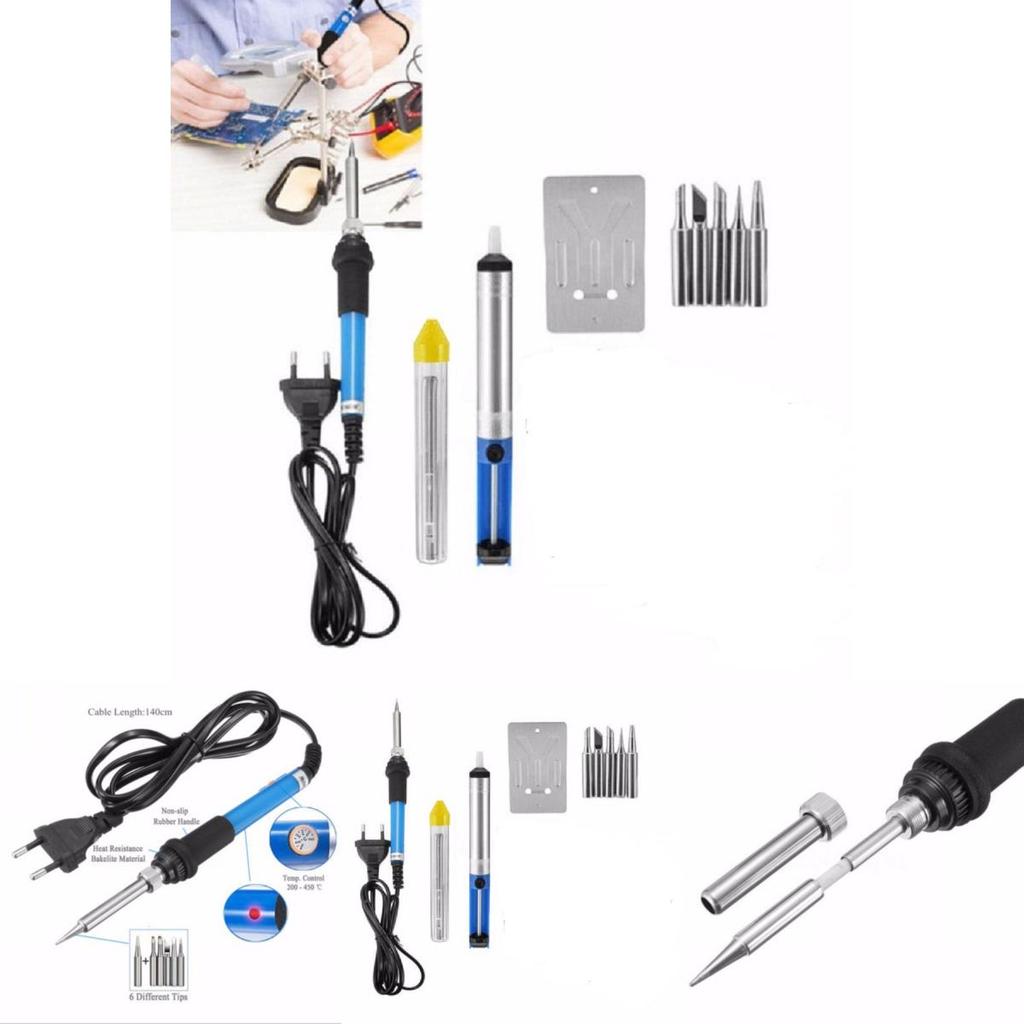 Professional Soldering Iron With Temperature Control For Circuit Board Assembly And Home Use