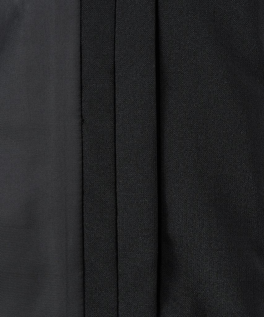 Noirer Padded Wool Crop Blouson (Black)
