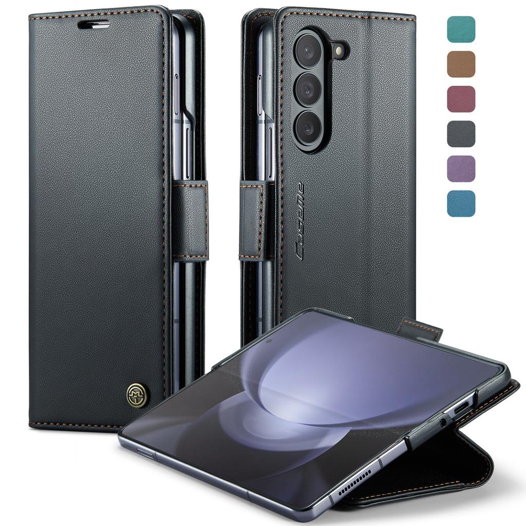 Compatible with Samsung Z Fold6 Phone Case, Z Fold8 Card Slot Protective Case, Anti-theft Phone Cover, Anti-drop