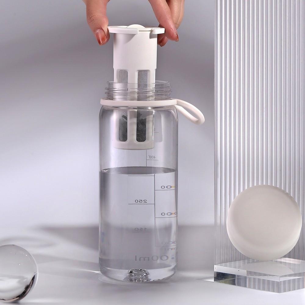 450/600ml Travel Tumbler PC Iced Coffee Infuser Portable Filter Cup