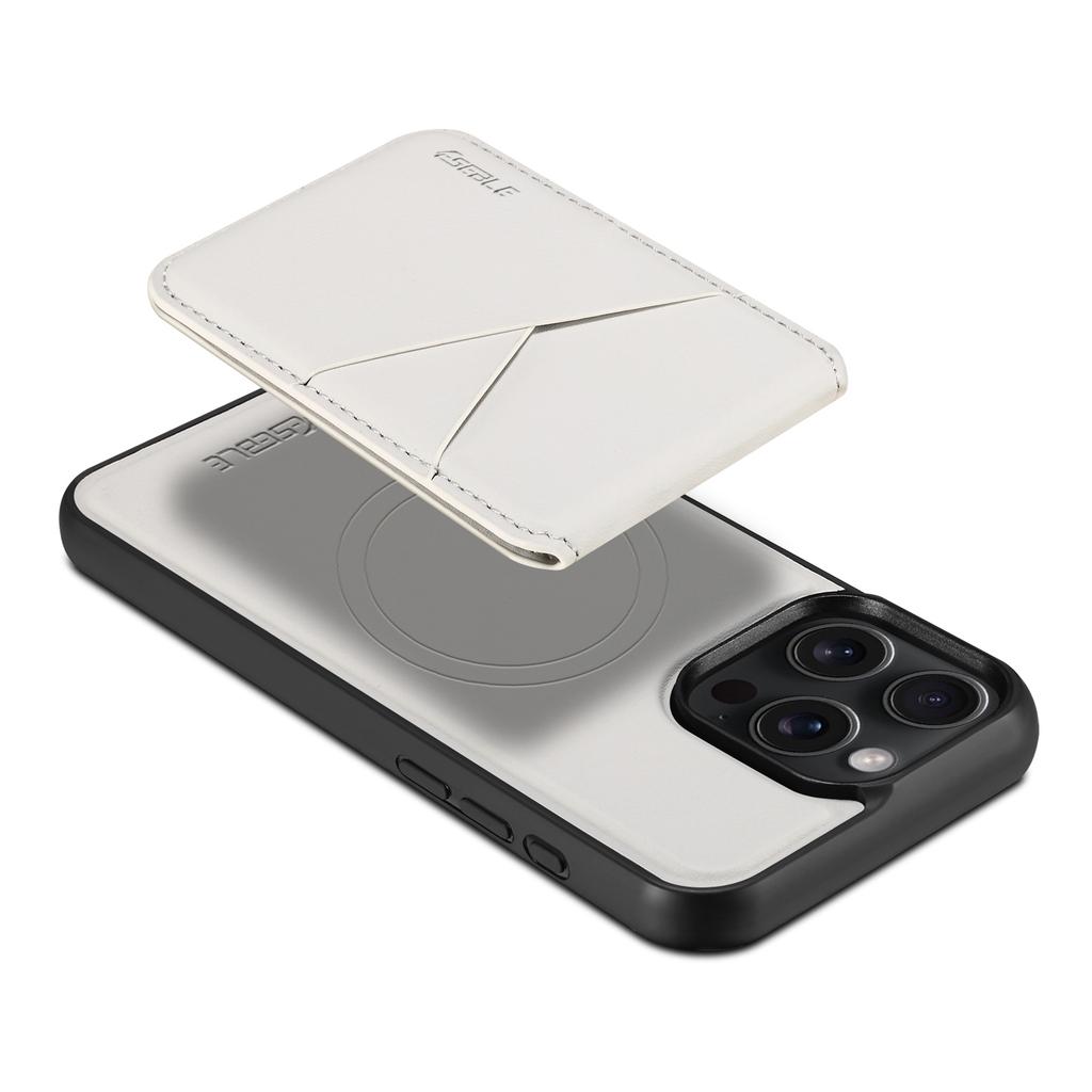 ESEBLE E3 For iPhone 14 Pro Magnetic Case with Detachable Card Holder Leather + TPU RFID Blocking Phone Cover