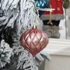Fashion Fine Texture Christmas Ball Pendant Plastic Shiny Christmas Balls Ornament DIY Painted Thread Ball Party