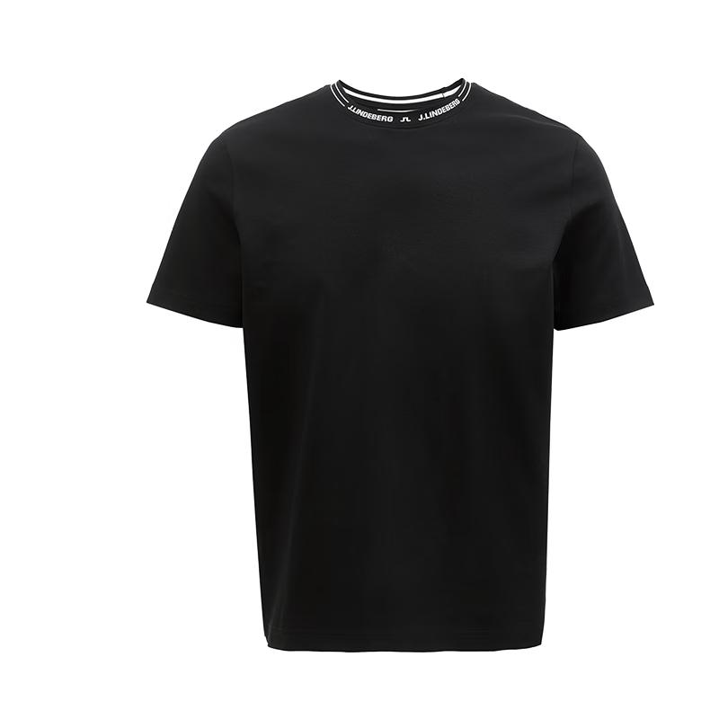 J. Lindeberg Men s Solid Cotton T-Shirt M