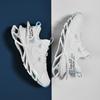 Blade shoes men's large size fly-woven mesh breathable running sneakers gradual change color men's shoes
