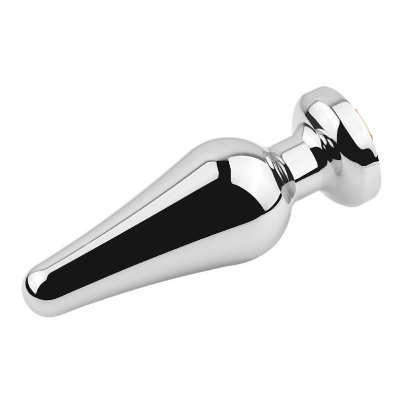 Metal Anal Sex Toys Trainer Jeweled Ass Anus Butt Plugs Anal Plug Butplug Aluminum Alloy Prostate Massage Unisex Sex Toy