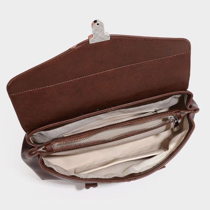 Advanced Boston Women's Bag, New Versatile Buckle, French Stick, Underarm Women's Bag, Fashionable and Simple Shoulder Bag
