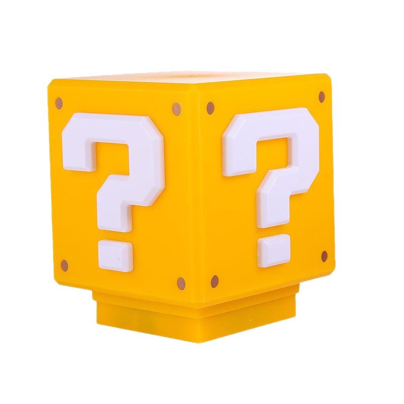 Super Mario Star LED Night Light – Question Mark & Star Design for Outdoors & Christmas Decor