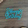 Happy Birthday Letter Die Cut Metal Embossing Stencils Carbon Steel Cutting Dies for Card Making Scrapbooking Art Craft