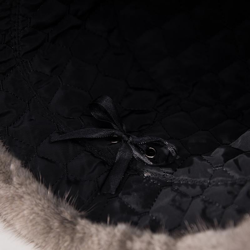 Hat Women Winter Fashion Fur Bucket Hat Mink Fur Whole Skin Fisherman's Hat Warm Hat