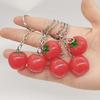 Lovely Bag Ornament Keychain Simulation Tomato Keyring Pendant Key Rings Jewelry