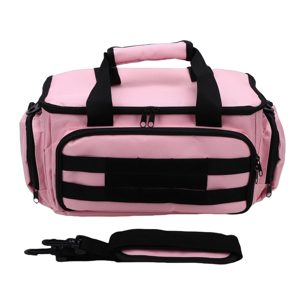 14 Inch Tool Bag for Women Tool Carrier with Anti Friction Bottom for Electrician Carpenters Repairman Pink