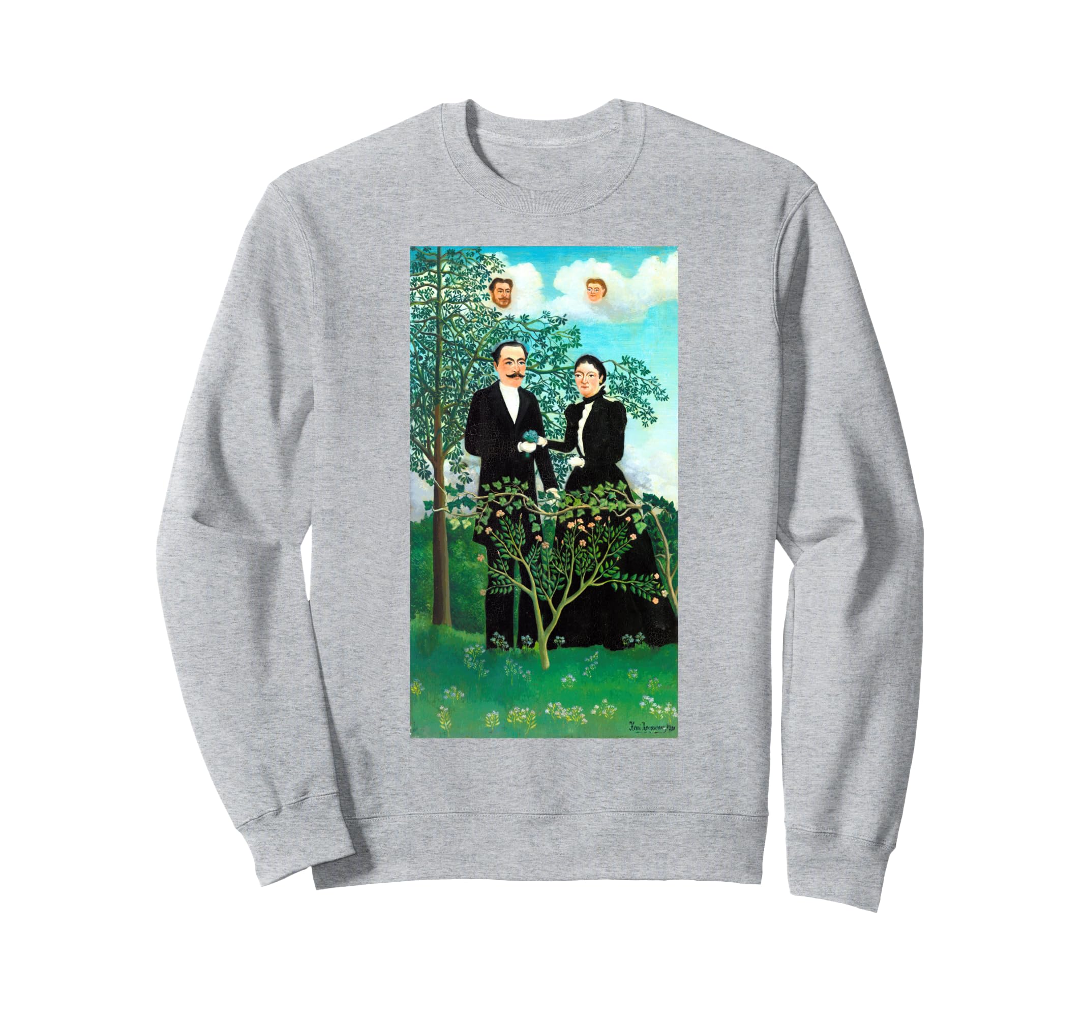 Henri Rousseau, Past and Present, Naive Art, Primitivism, Sweatshirt