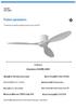 Minimalist Ceiling Fan Light for Living Room, Dining Room & Bedroom