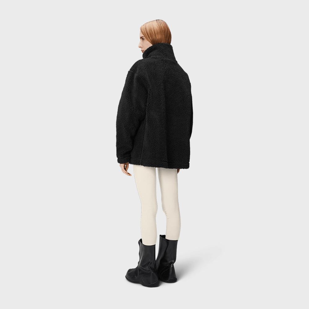 Rains Copoo Fleece Jacket - Black