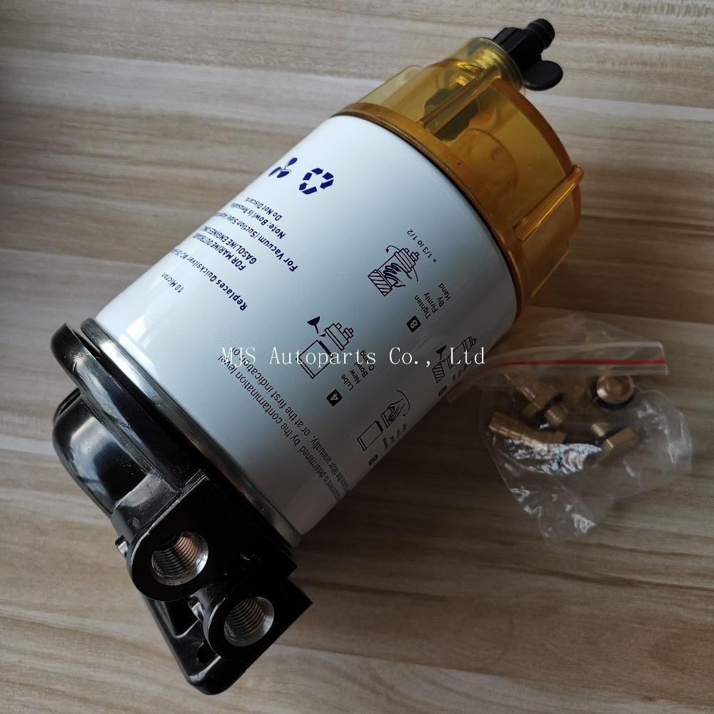 S3213 Fuel Filter Water Separator Assembly Outboard for Mercury Quicksilver OMC For Yamaha Marine Engine boat 10 Micron Filter