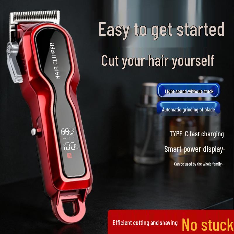 All-Metal Professional Electric Hair Clipper & Trimmer Set
