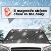 Magnetic Car Snow Shield Windshield Frost Cover Waterproof Heavy Duty All-Weather Oxford Fabric Windshield Cover Window Blanket