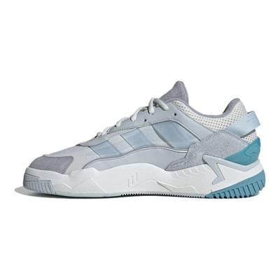 Originals Niteball 2.0 Tejido de Malla Cuero Ante Capa Superior de TPU Piel de Vaca Zapatillas Unisex Blanco Azul JI2545