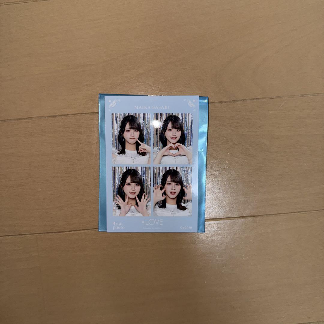 

[USED] Equal Love =LOVE Maika Sasaki 4-Cut Photo Card Vol.2