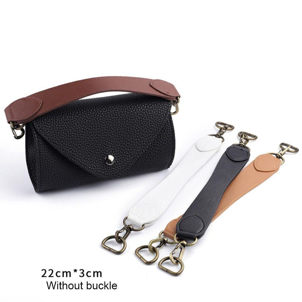 Leather Bag Accessories Leather Handbag Short Strap Solid Color Armpit Bag Handle Strap Hand Carry Bag Bag Handle