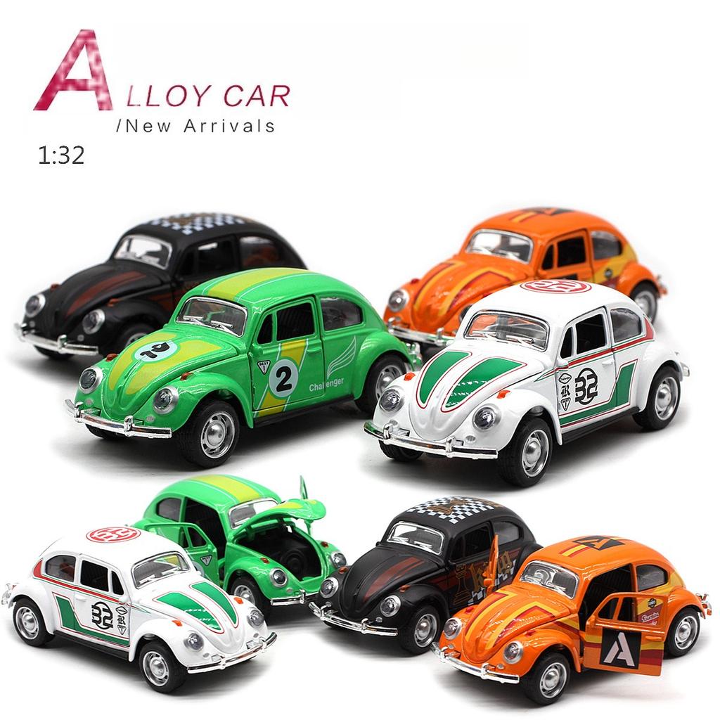 AABLA1 1:32 Volkswagen Beetle Car Model Alloy Car Classic Toys Diecasts Model Vehicles Collection Children Toy Gifts