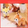 Plush Sika Deer Keychain With Pp Cotton Filling For Kids And Bag Decor