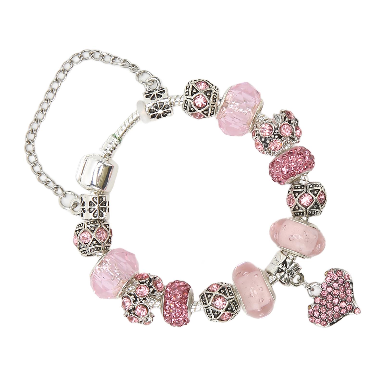 

Women Beads Bracelet Girls Ladies DIY Valentine Day Gift Female Accessories 17cm