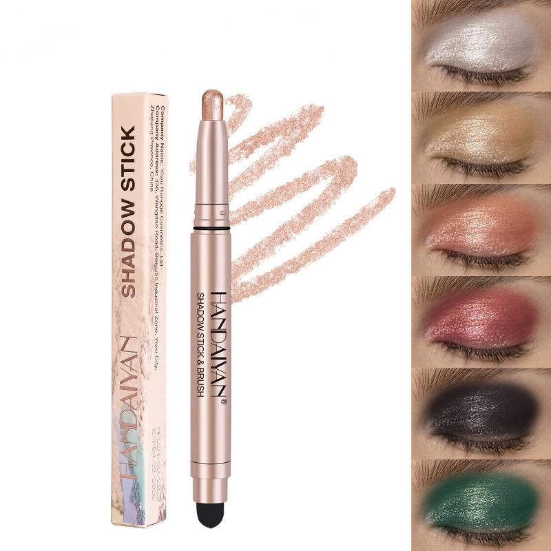Lazy High-gloss Eyeshadow Stick Set Pearlescent Matte Lying Silkworm Pen Fine Flash Brightening Eyeshadow Pen