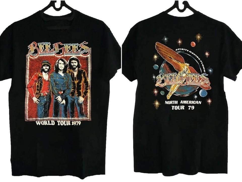 Vintage Bee Gee Tour 1979 Shirt Bee Gee Spirits Having Flown North American Tou Unisex T-Shirt XXL