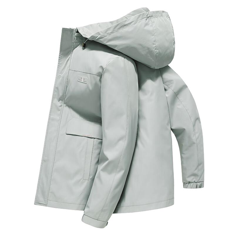 YTM Men's Detachable Hood Casual Jacket