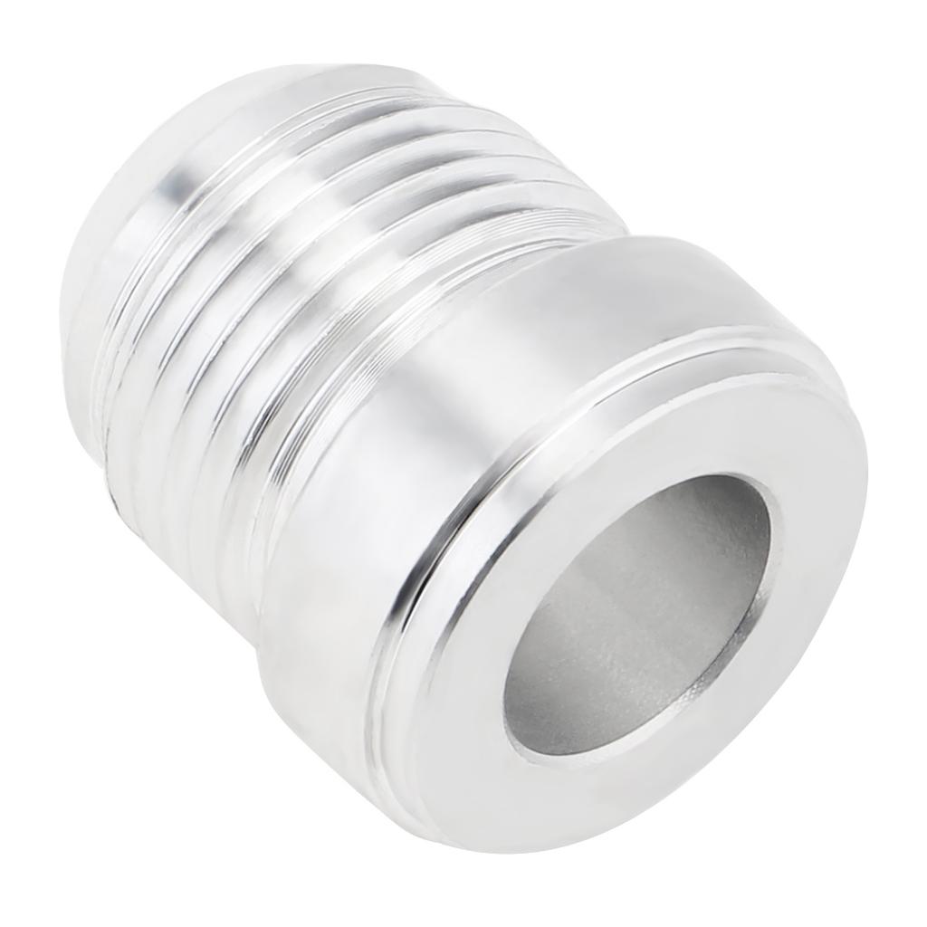 2 Stück Aluminiumlegierung 12AN Male Schweißanschluss-Fittings 12AN Male Bördel-Schweißbar Kraftstofftank-Fitting-Adapter-Stecker
