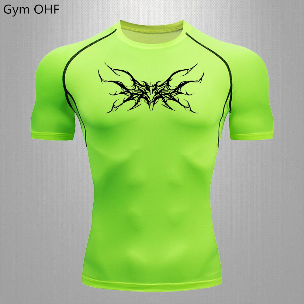Man Compression T Shirt Gym Fitness Training Running Quick Drying Sports Shirt Summer Shaping Slimming Comfortable Men T Shirts