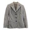 Salvatore Ferragamo Made In Italy Wool Blend Skirt Suit Setup I38 Gray Women Used