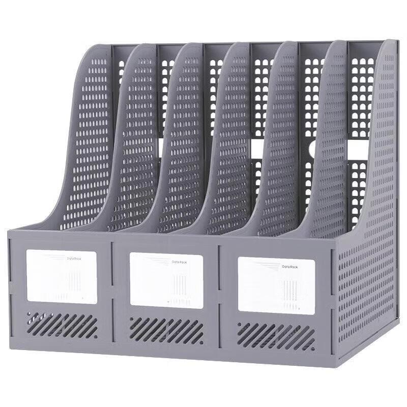 6-Compartment Desktop File Organizer