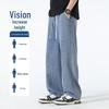 Warrior Men's American Style Straight-Leg Casual Denim Pants